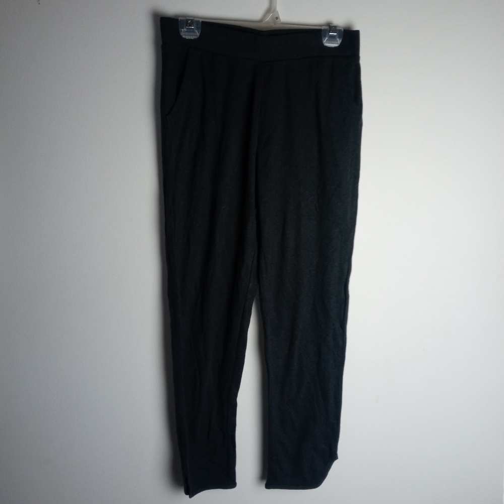 Pact Charcoal Heather Airplane Tulip Hem Pant Size M